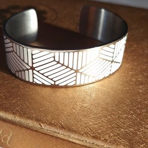 Rustic Cuff White Cuff Bracelet